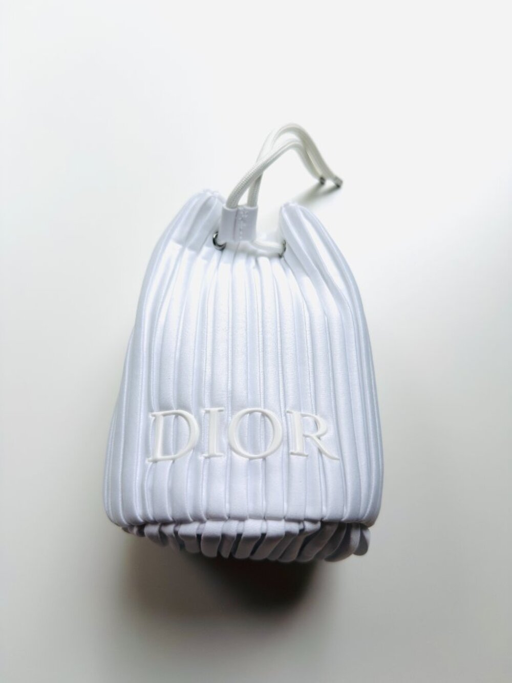 3979 DIOR WHITE POUCH MAKEUP COSMETIC POUCH